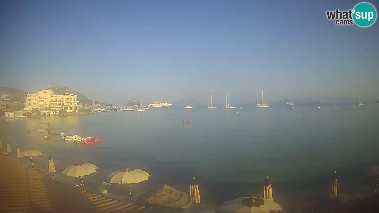 Webcam Terza Spiaggia Golfo Aranci – Vue en direct de la plage