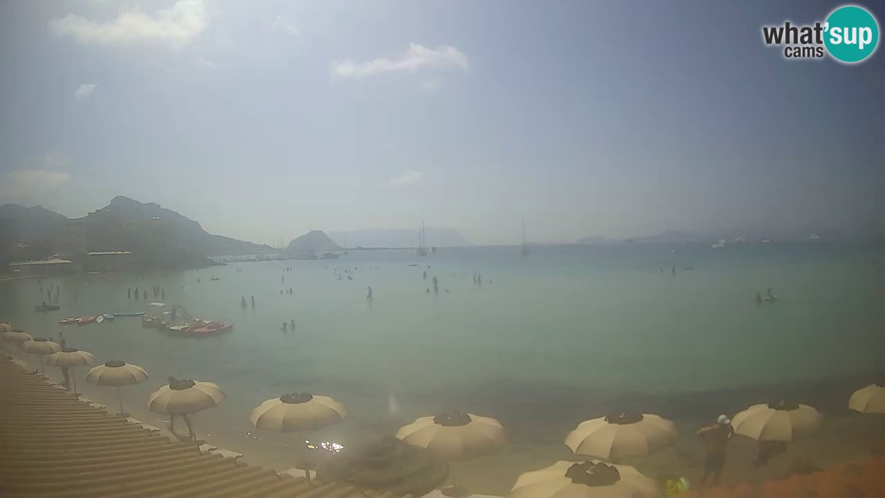 Webcam Terza Spiaggia Golfo Aranci – Vue en direct de la plage