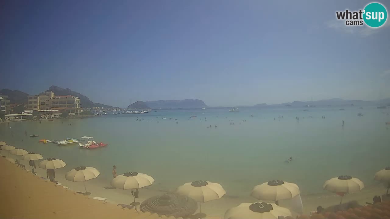 Webcam Terza Spiaggia Golfo Aranci – Vue en direct de la plage