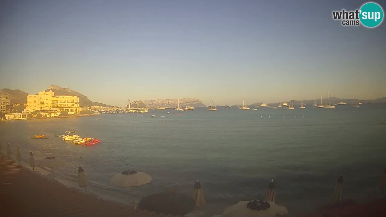 Webcam Terza Spiaggia Golfo Aranci – Vue en direct de la plage