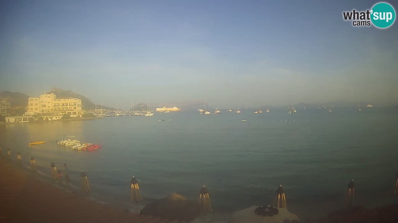 Webcam Terza Spiaggia Golfo Aranci – Vue en direct de la plage