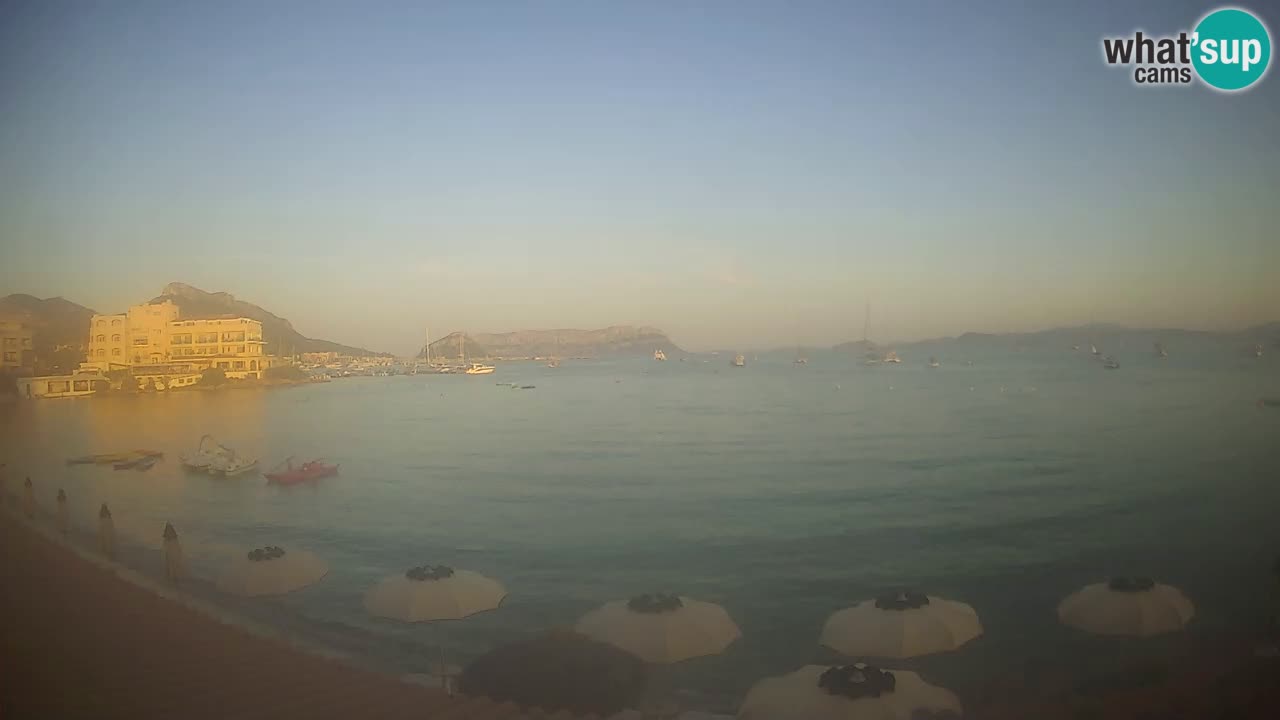 Webcam Terza Spiaggia Golfo Aranci – Vue en direct de la plage