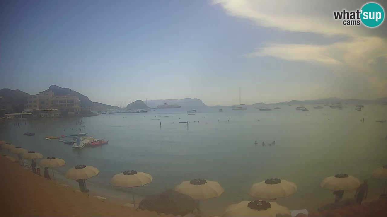 Webcam Terza Spiaggia Golfo Aranci – Vue en direct de la plage