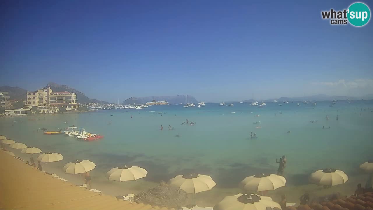 Webcam Terza Spiaggia Golfo Aranci – Liveblick auf den Strand