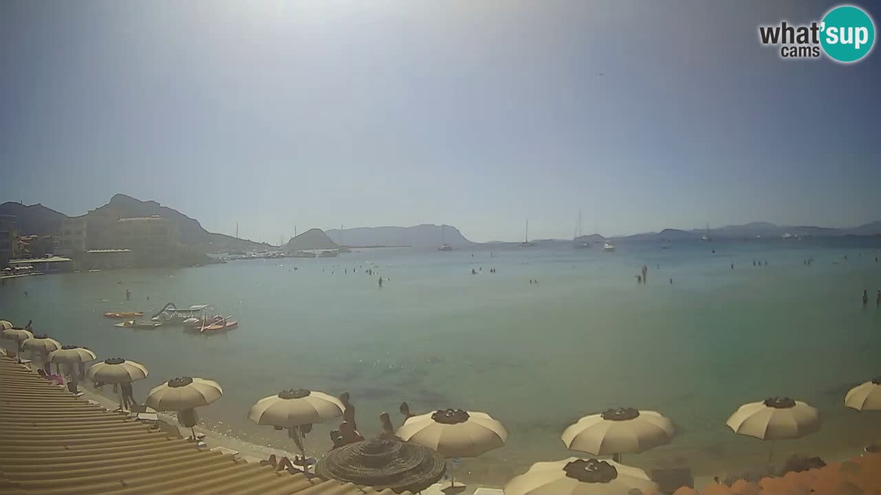 Webcam Terza Spiaggia Golfo Aranci – Vue en direct de la plage