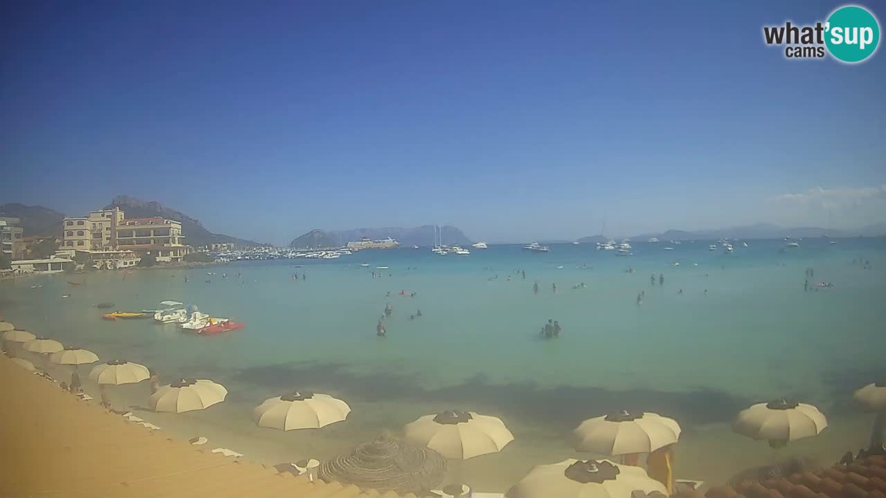 Webcam Terza Spiaggia Golfo Aranci – Vue en direct de la plage