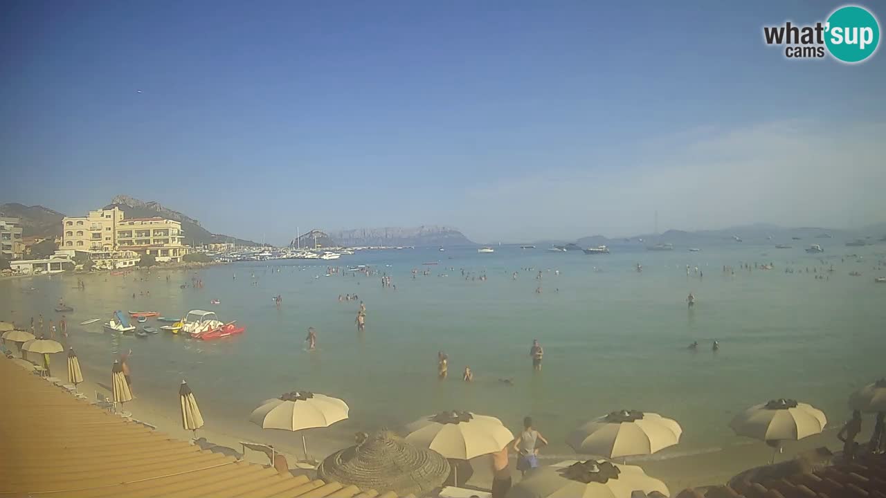 Webcam Terza Spiaggia Golfo Aranci – Vue en direct de la plage