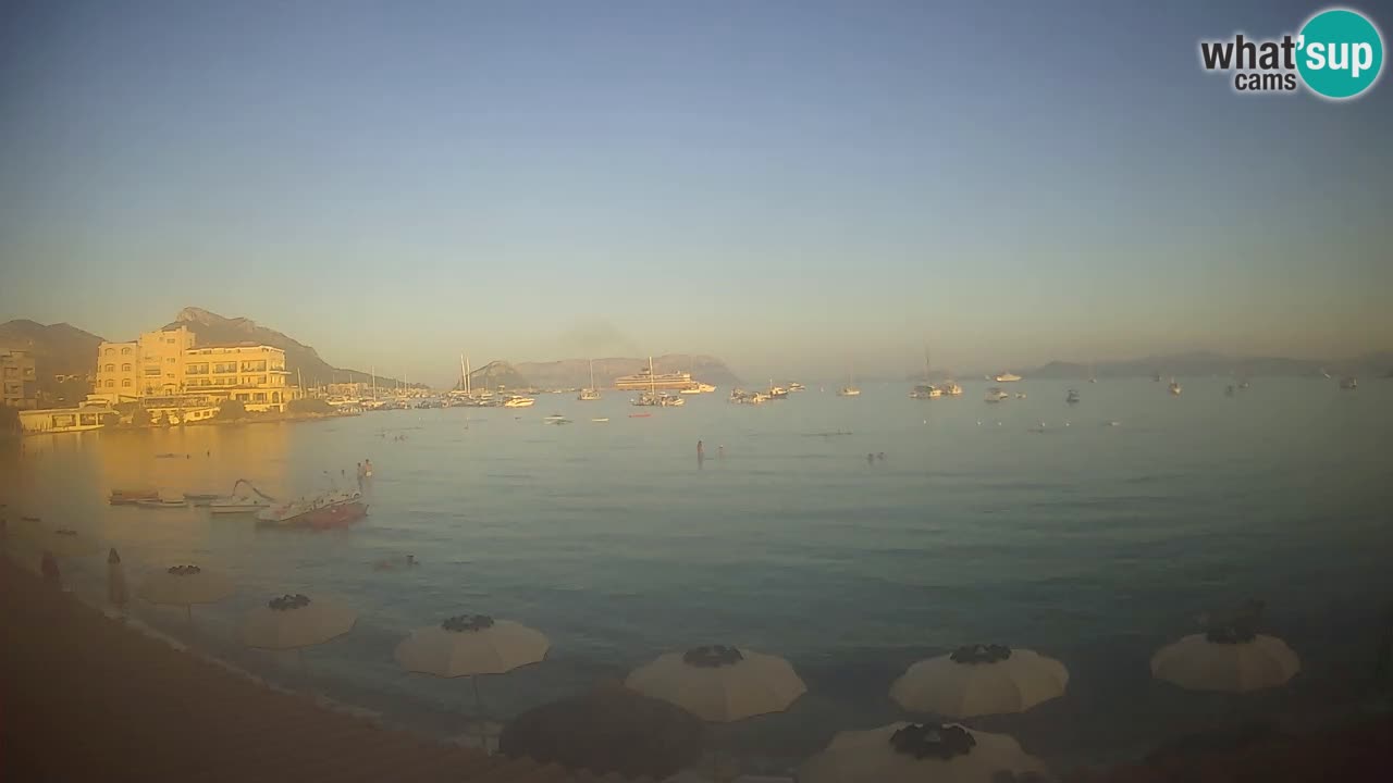 Webcam Terza Spiaggia Golfo Aranci – Vue en direct de la plage