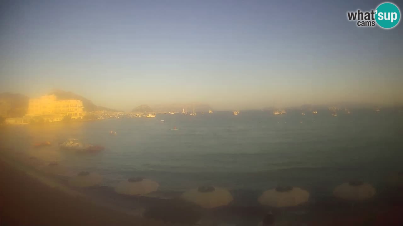Webcam Terza Spiaggia Golfo Aranci – Vue en direct de la plage