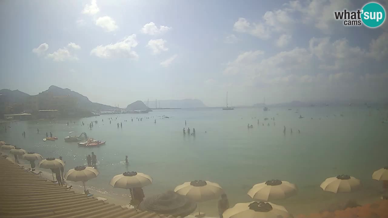 Webcam Terza Spiaggia Golfo Aranci – Vue en direct de la plage