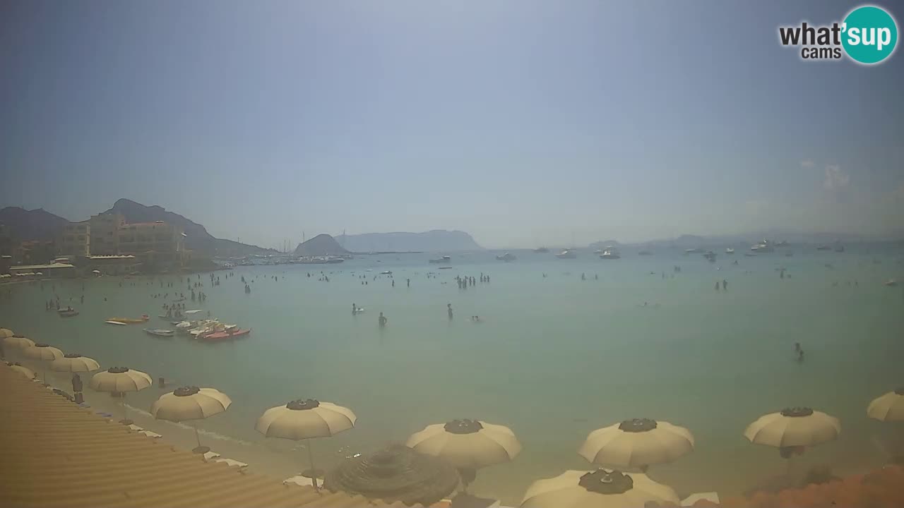 Webcam Terza Spiaggia Golfo Aranci – Liveblick auf den Strand