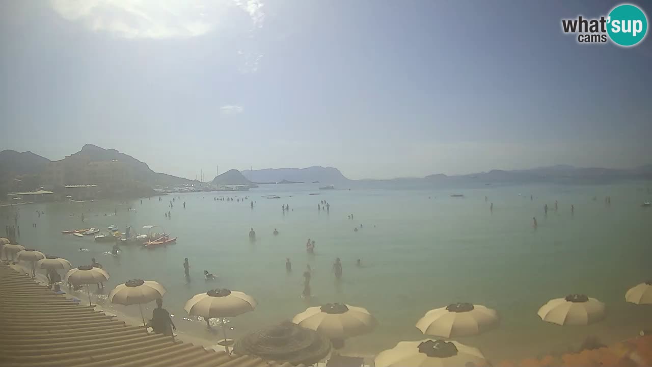 Webcam Terza Spiaggia Golfo Aranci – Vue en direct de la plage