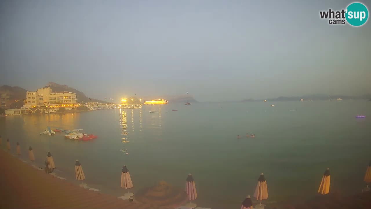 Webcam Terza Spiaggia Golfo Aranci – Vue en direct de la plage