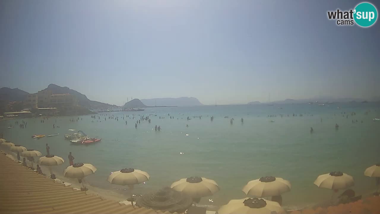 Webcam Terza Spiaggia Golfo Aranci – Vue en direct de la plage