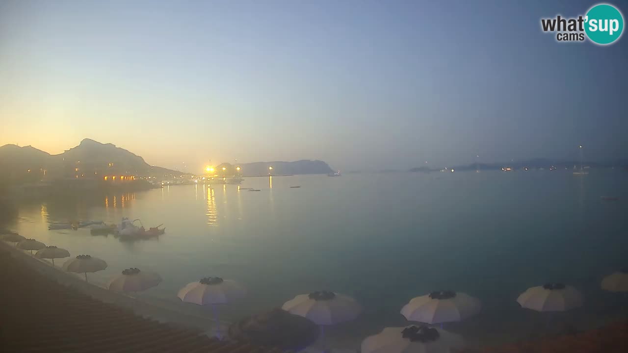 Webcam Terza Spiaggia Golfo Aranci – Vue en direct de la plage