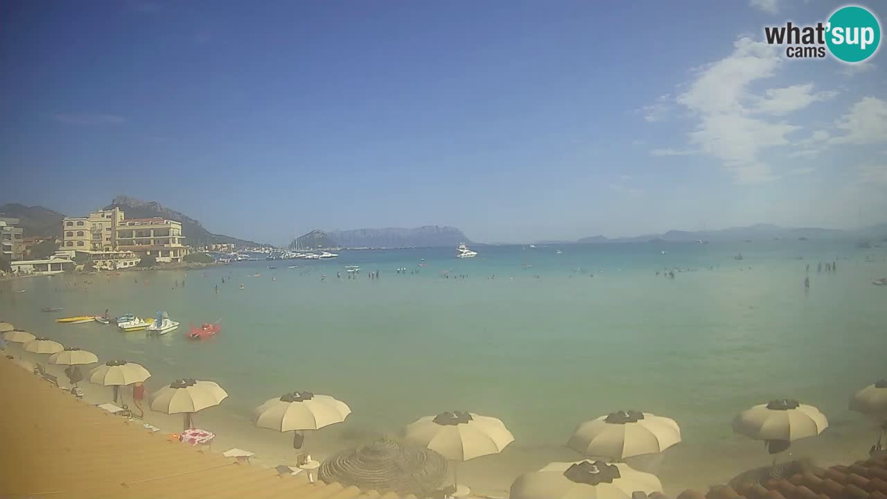 Webcam Terza Spiaggia Golfo Aranci – Vue en direct de la plage