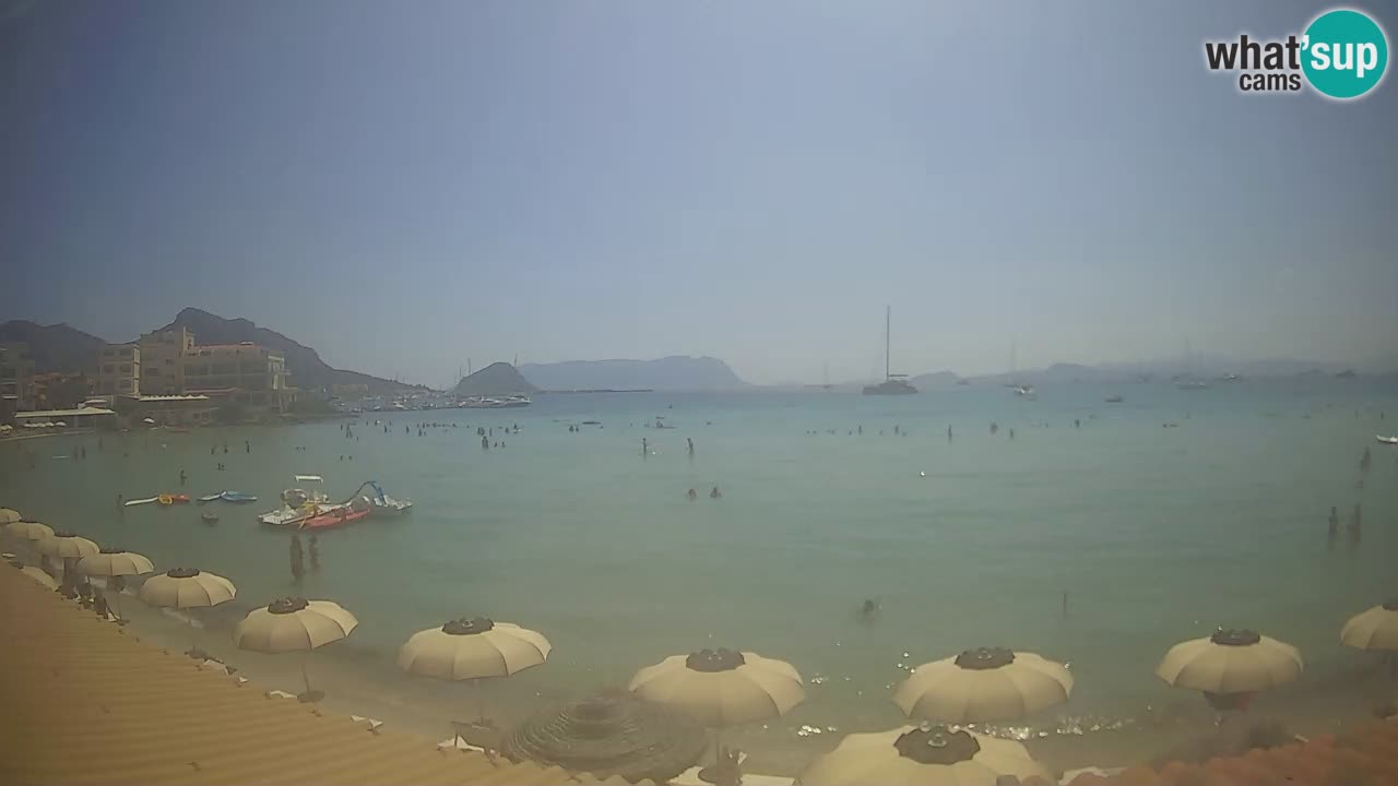 Webcam Terza Spiaggia Golfo Aranci – Vue en direct de la plage