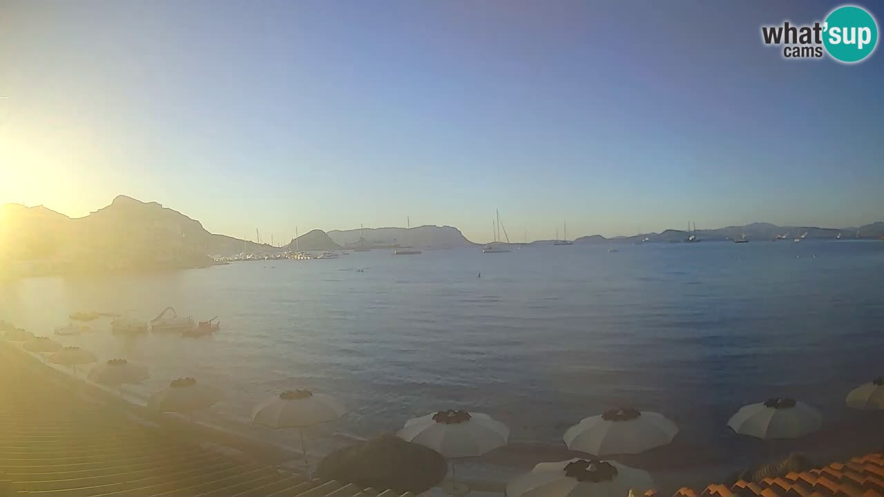 Webcam Terza Spiaggia Golfo Aranci – Liveblick auf den Strand