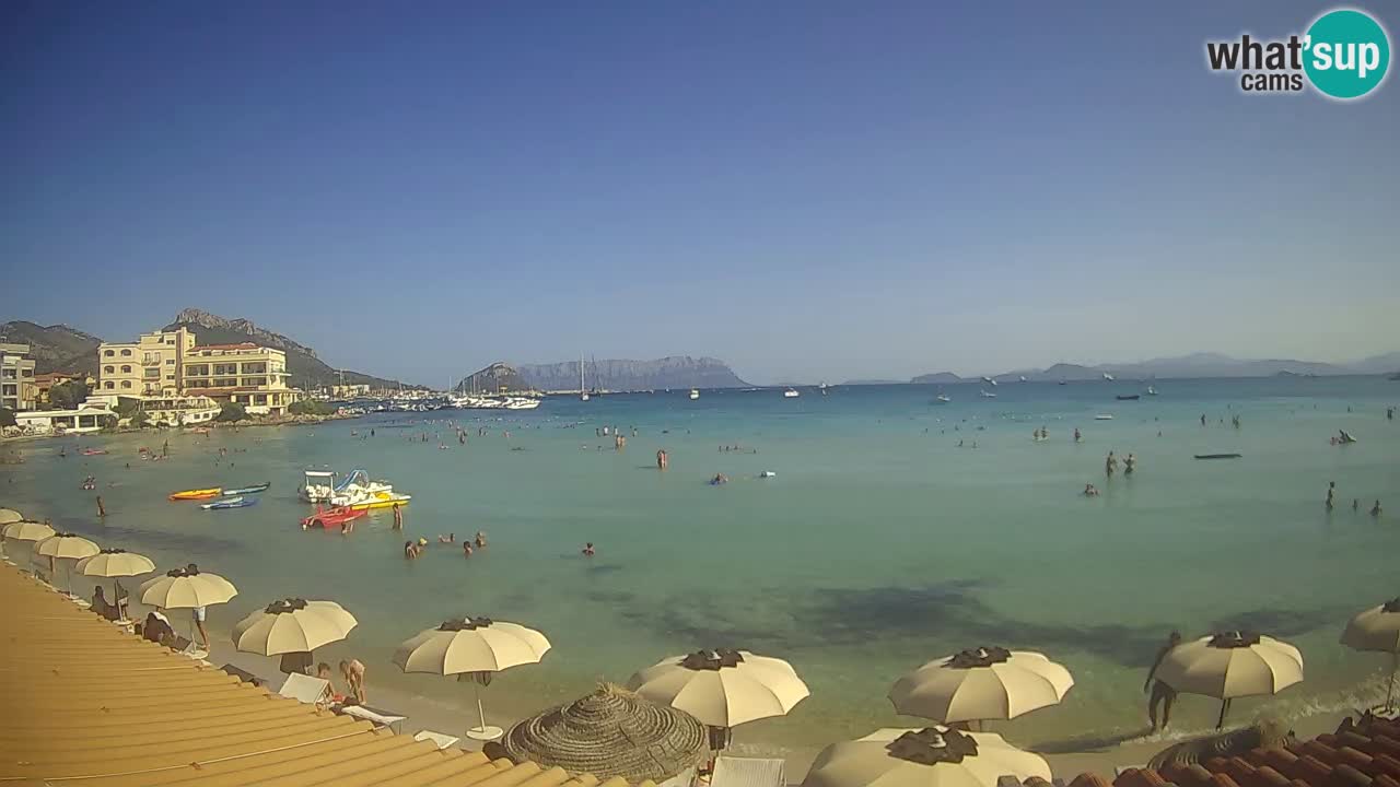 Webcam Terza Spiaggia Golfo Aranci – Vue en direct de la plage