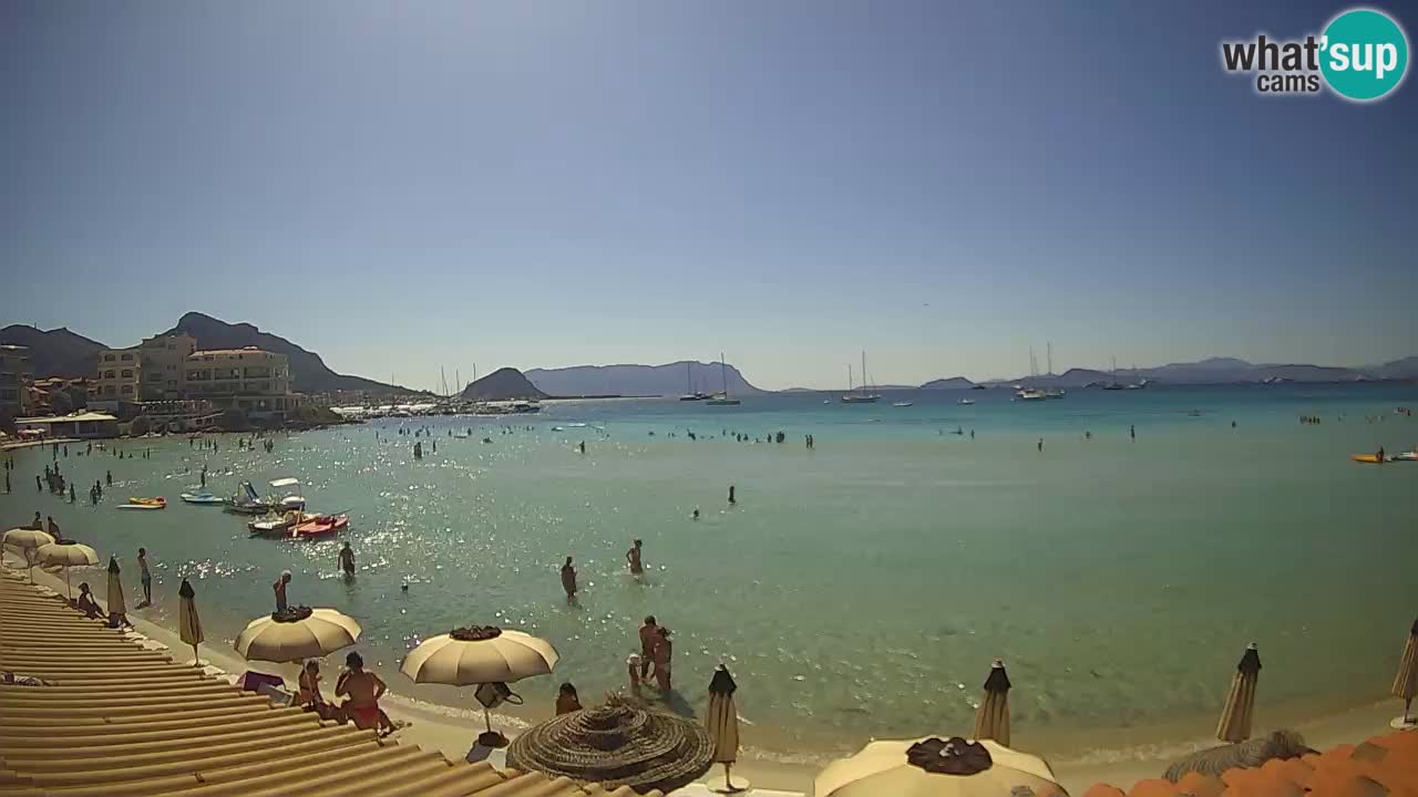 Webcam Terza Spiaggia Golfo Aranci – Vue en direct de la plage