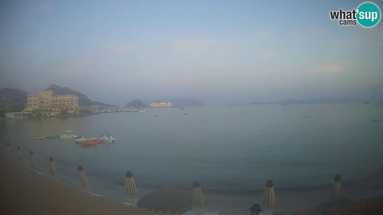 Webcam Terza Spiaggia Golfo Aranci – Liveblick auf den Strand