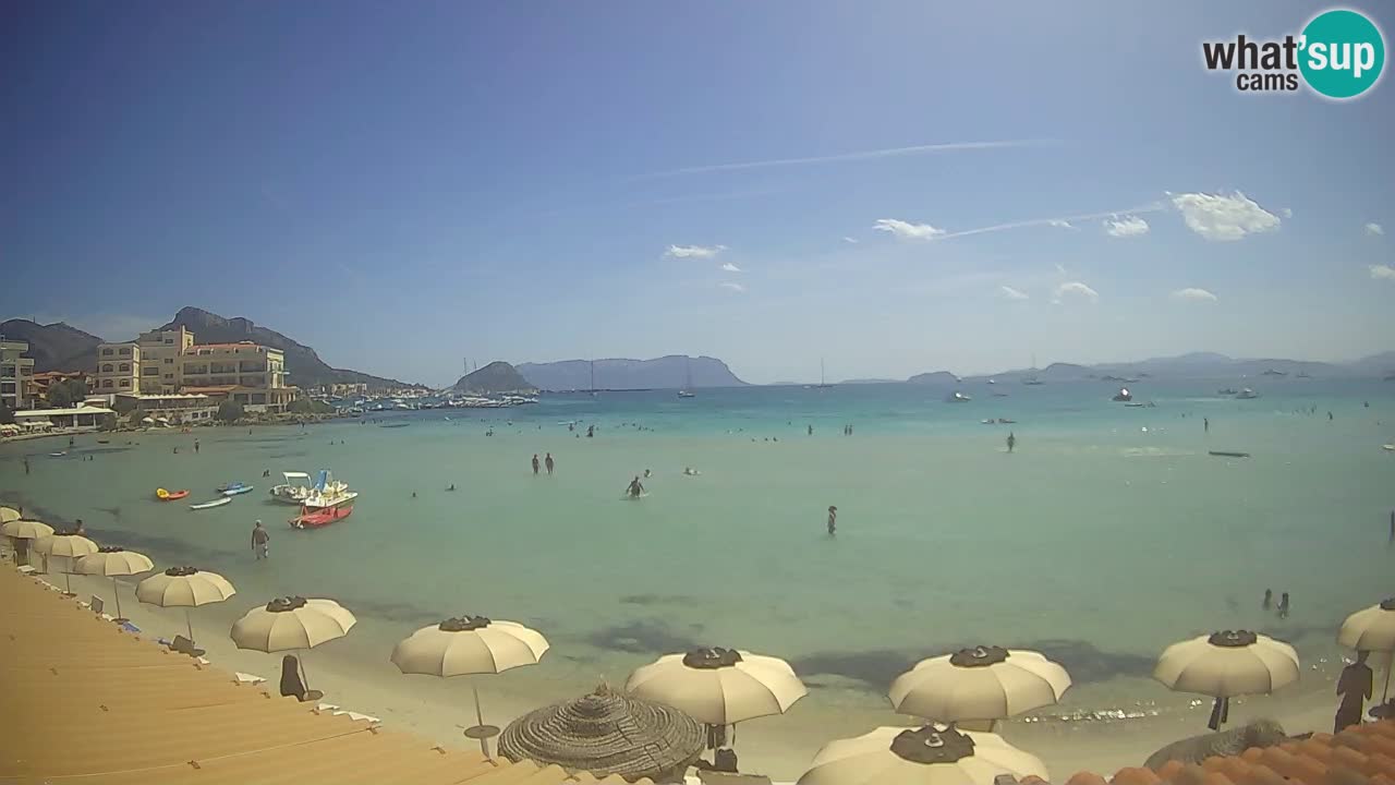 Webcam Terza Spiaggia Golfo Aranci – Vue en direct de la plage