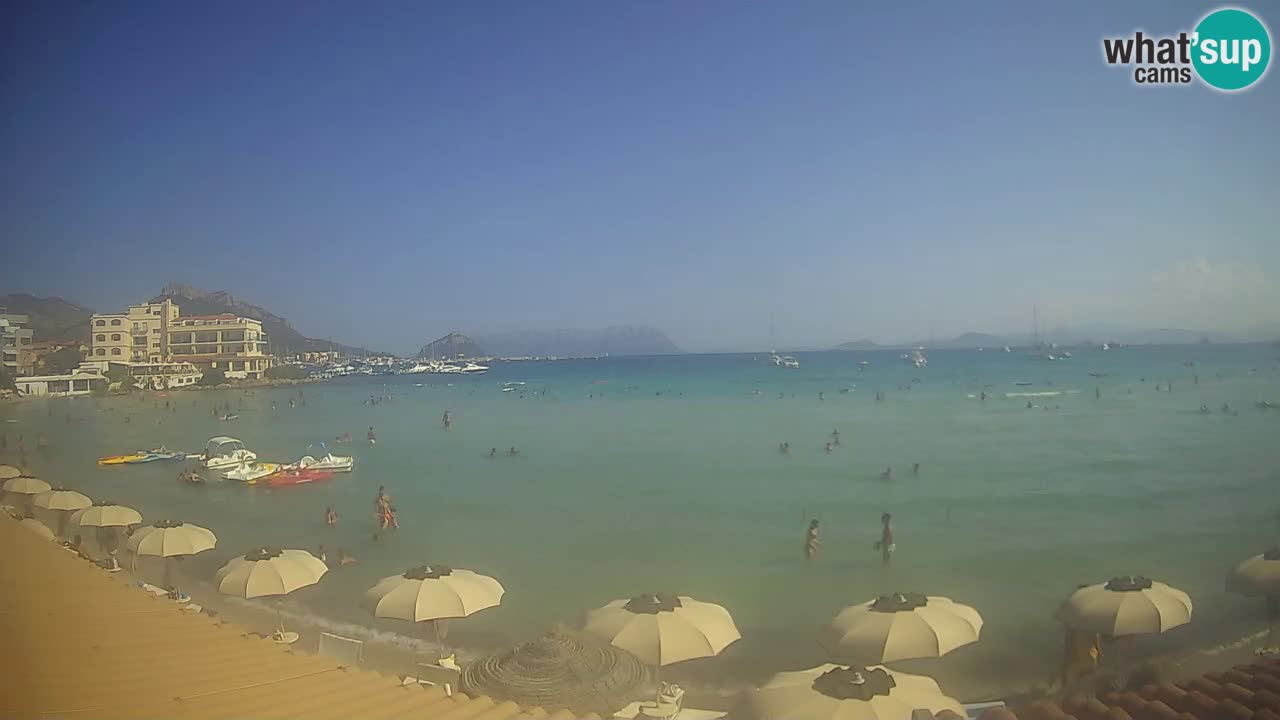 Webcam Terza Spiaggia Golfo Aranci – Vue en direct de la plage