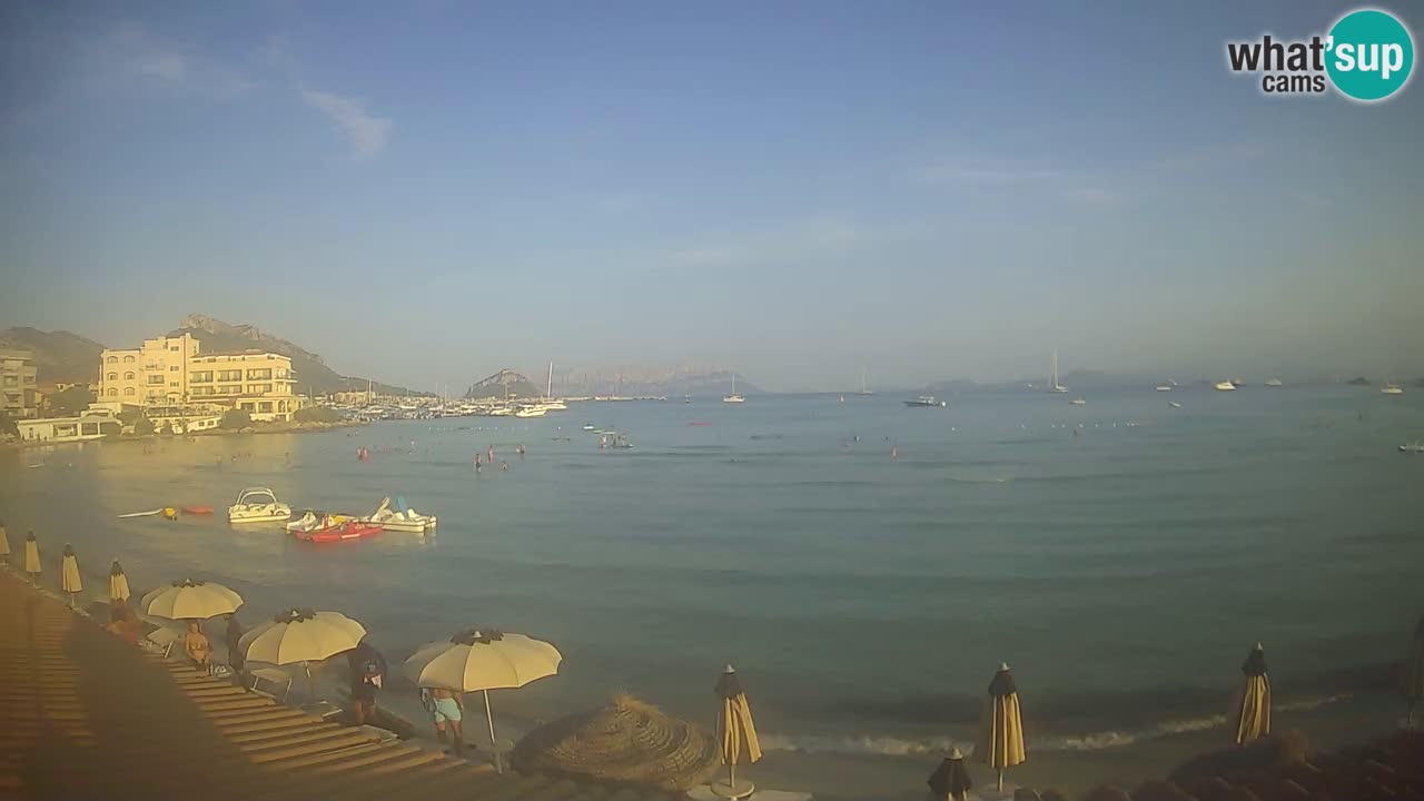 Webcam Terza Spiaggia Golfo Aranci – Liveblick auf den Strand