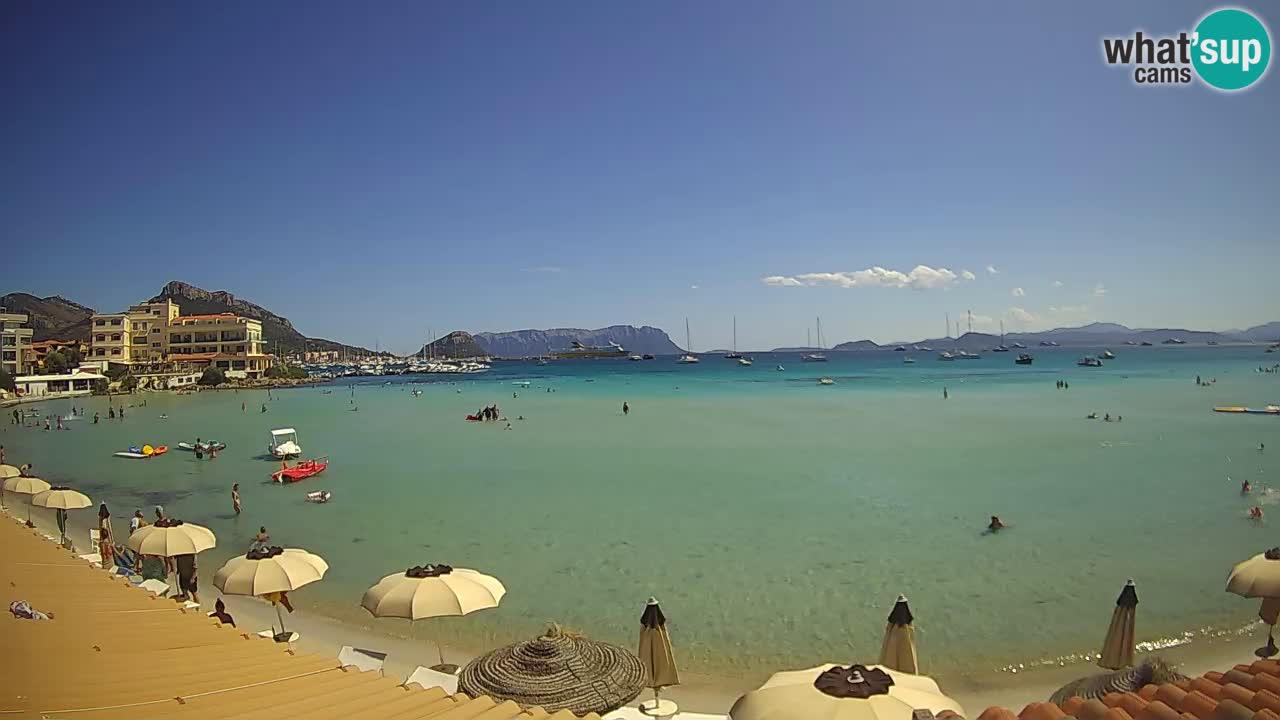Webcam Terza Spiaggia Golfo Aranci – Vue en direct de la plage