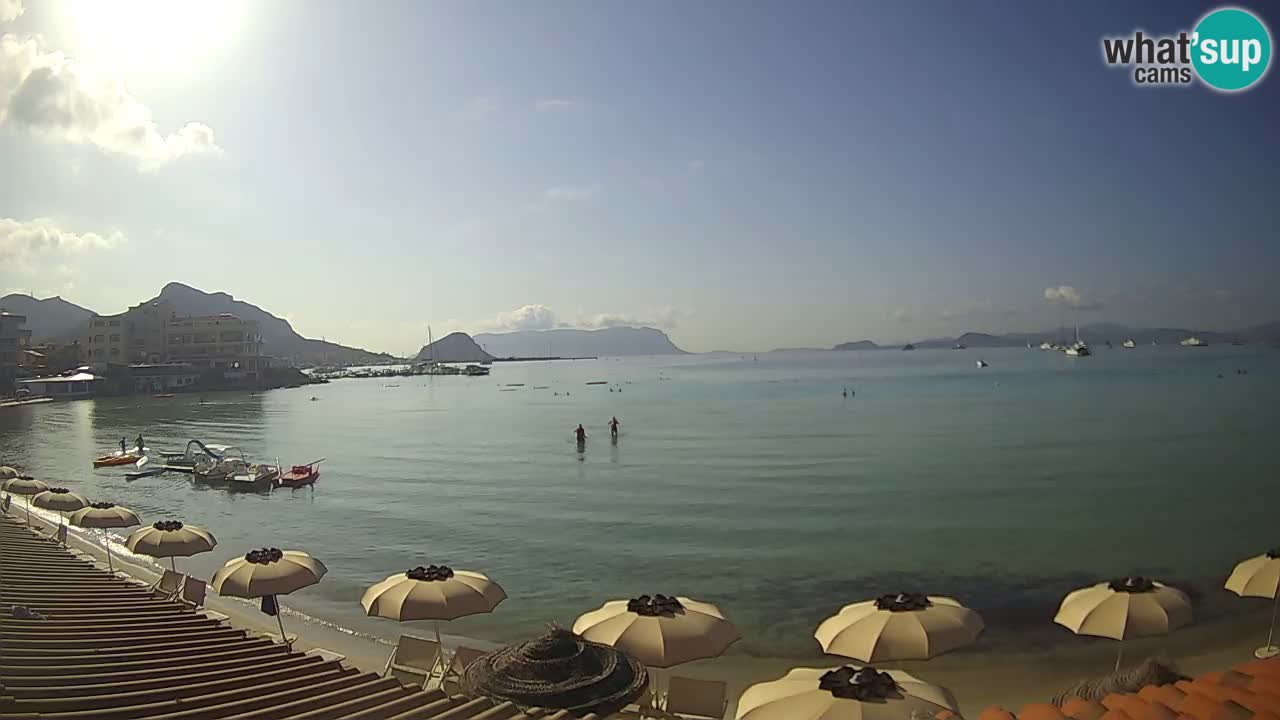 Webcam Terza Spiaggia Golfo Aranci – Vue en direct de la plage