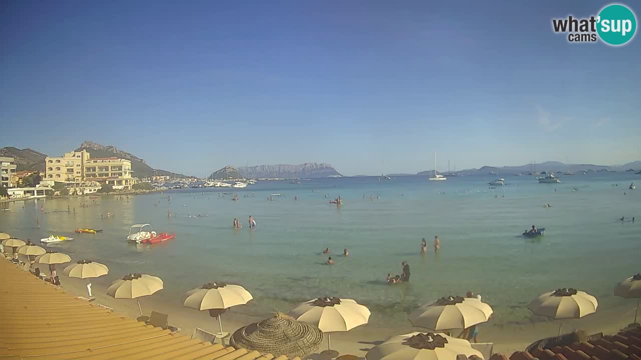 Webcam Terza Spiaggia Golfo Aranci – Liveblick auf den Strand