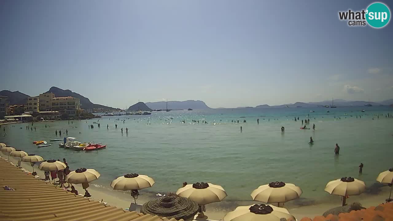 Spletna kamera Terza Spiaggia Golfo Aranci – Pogled na plažo v živo