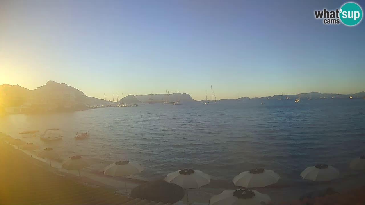 Webcam Terza Spiaggia Golfo Aranci – Vue en direct de la plage