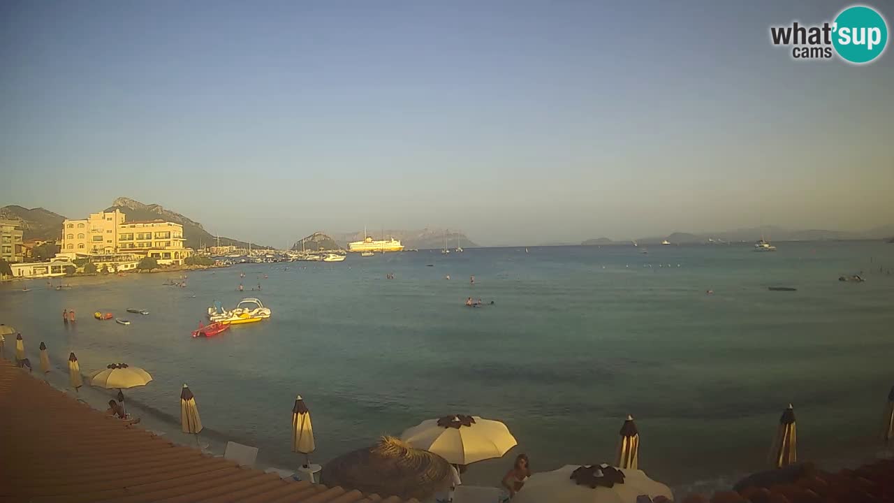 Webcam Terza Spiaggia Golfo Aranci – Vue en direct de la plage
