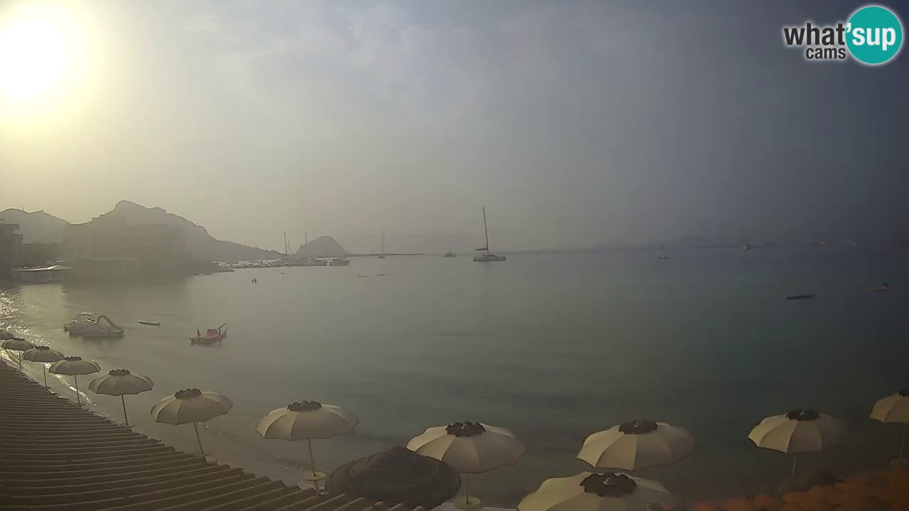 Webcam Terza Spiaggia Golfo Aranci – Vue en direct de la plage