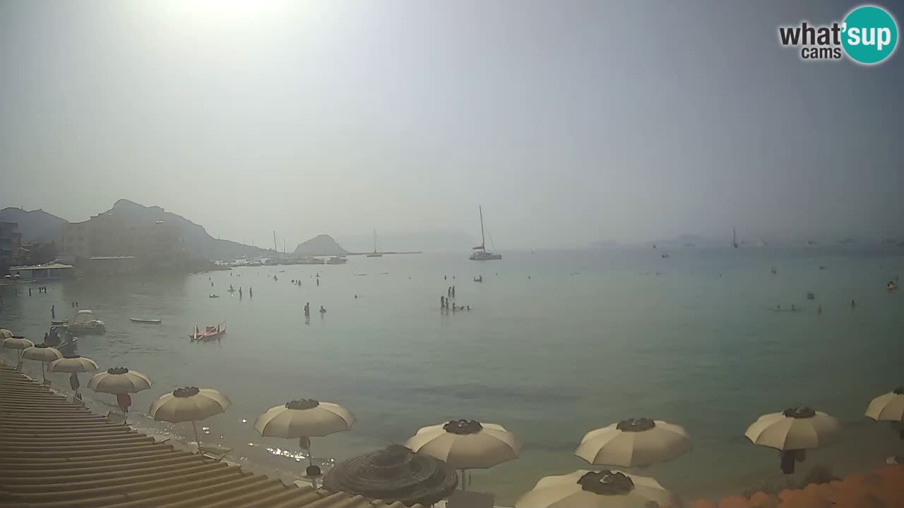 Webcam Terza Spiaggia Golfo Aranci – Liveblick auf den Strand