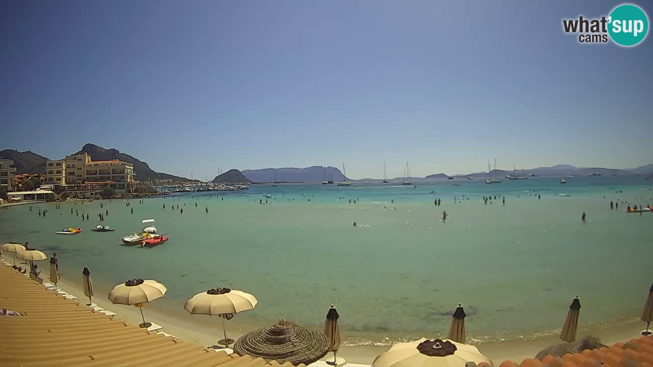 Webcam Terza Spiaggia Golfo Aranci – Vue en direct de la plage