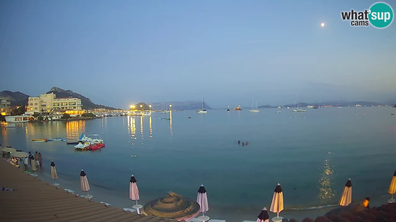 Webcam Terza Spiaggia Golfo Aranci – Vue en direct de la plage