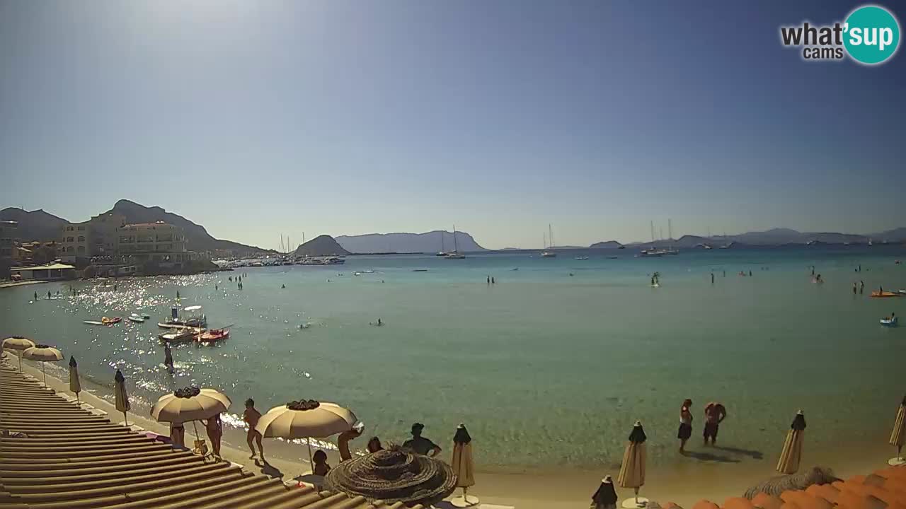 Webcam Terza Spiaggia Golfo Aranci – Liveblick auf den Strand