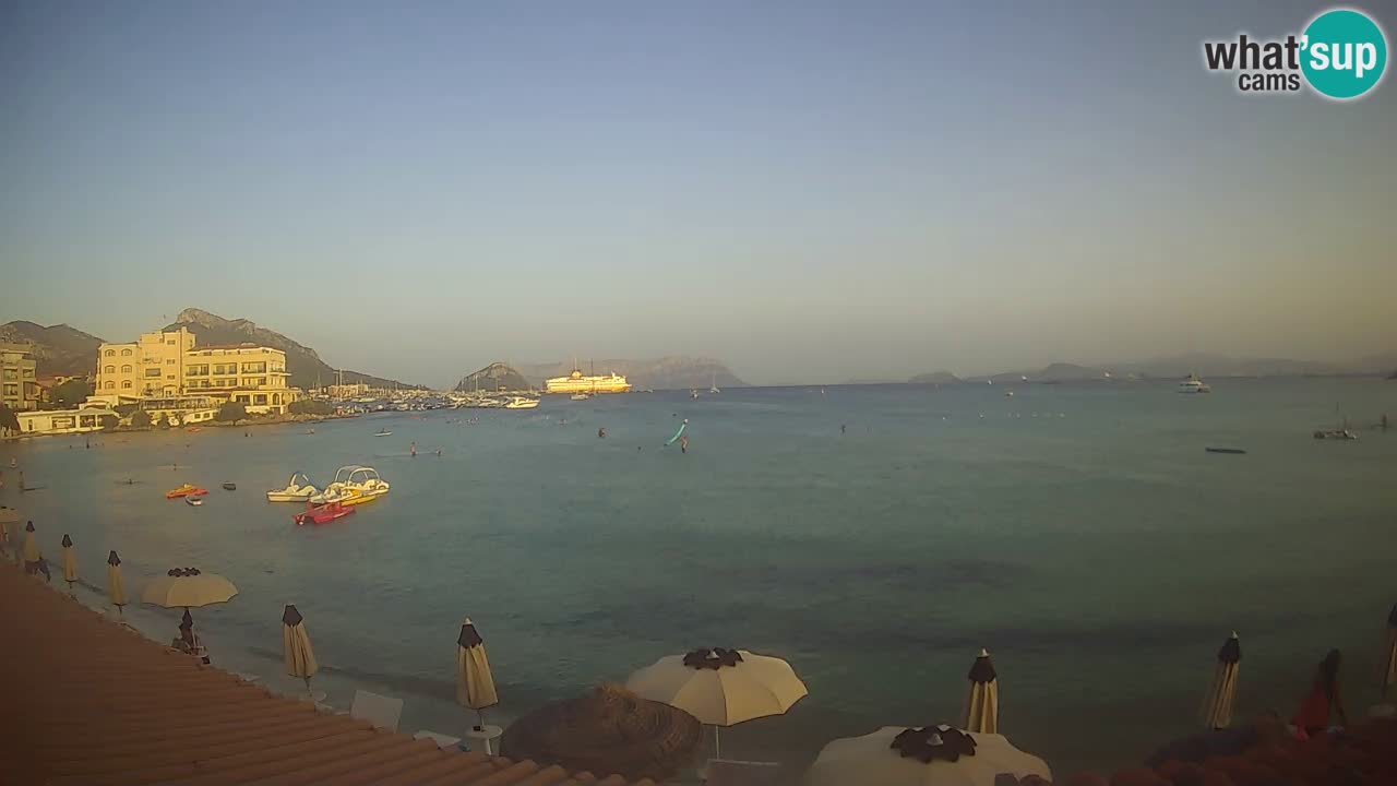 Webcam Terza Spiaggia Golfo Aranci – Vue en direct de la plage
