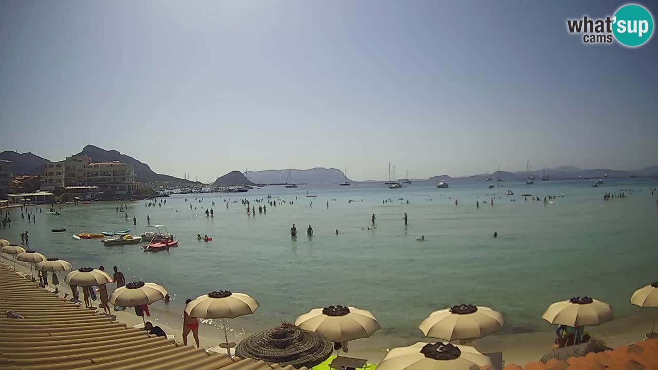 Webcam Terza Spiaggia Golfo Aranci – Vue en direct de la plage