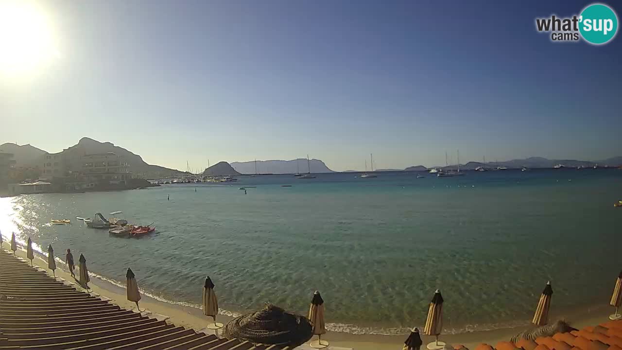 Webcam Terza Spiaggia Golfo Aranci – Vue en direct de la plage