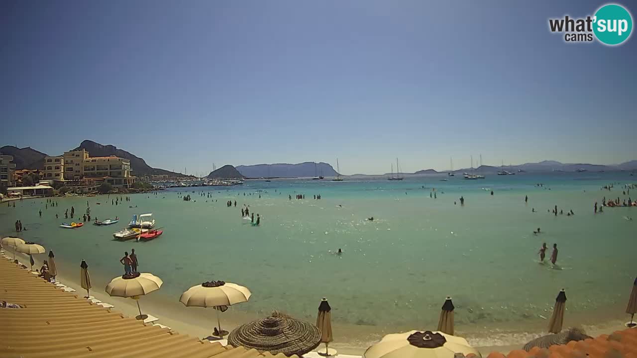 Webcam Terza Spiaggia Golfo Aranci – Vue en direct de la plage