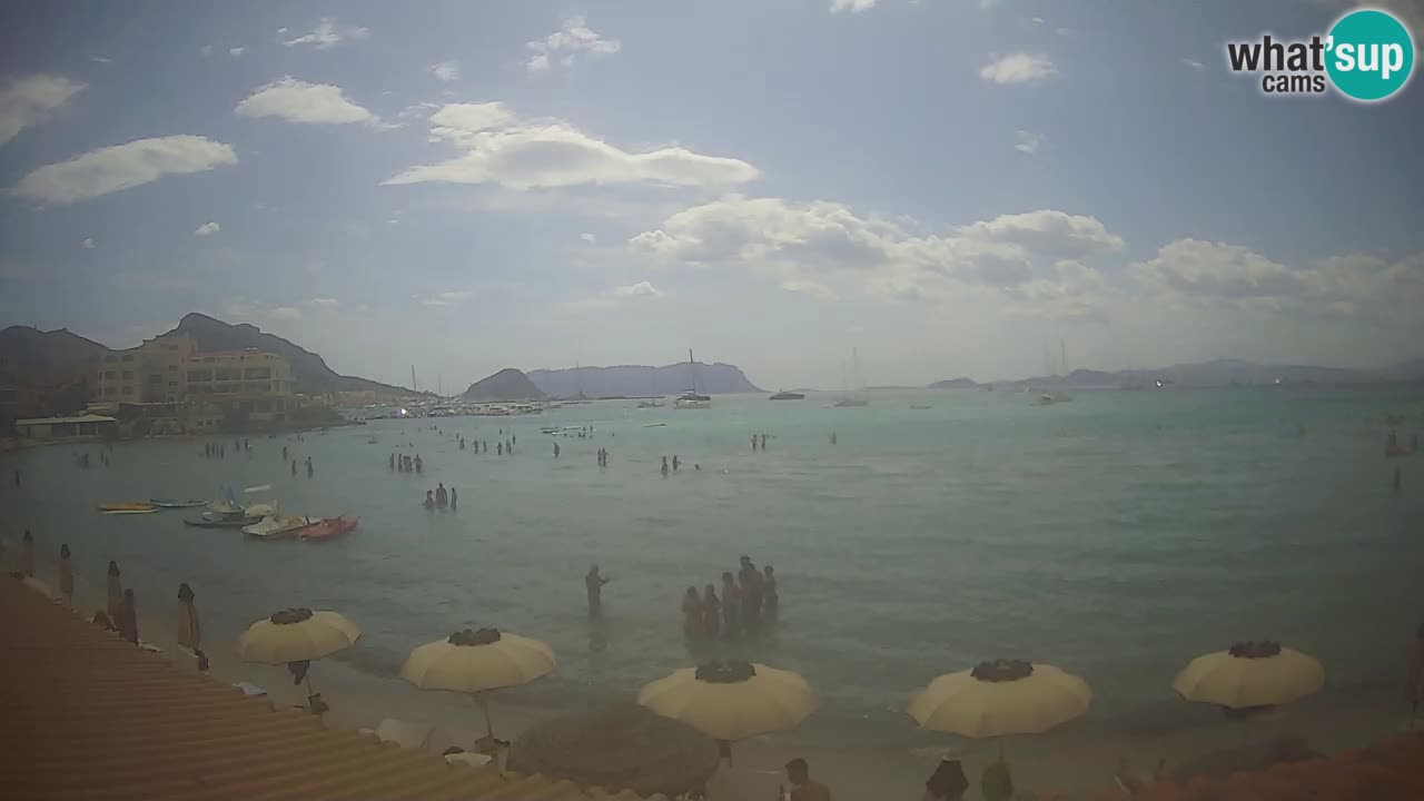 Webcam Terza Spiaggia Golfo Aranci – Vue en direct de la plage