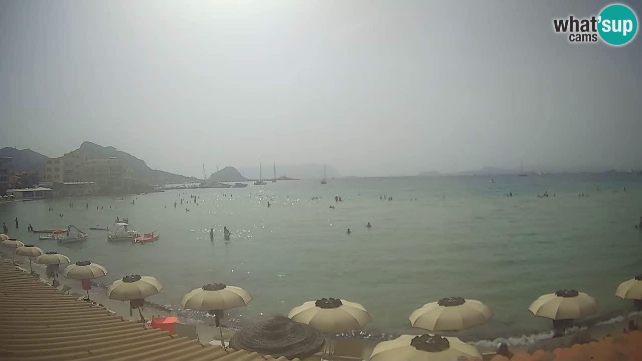 Webcam Terza Spiaggia Golfo Aranci – Vue en direct de la plage