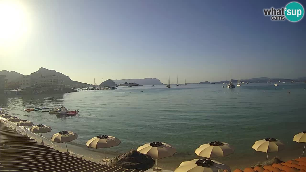 Webcam Terza Spiaggia Golfo Aranci – Vue en direct de la plage
