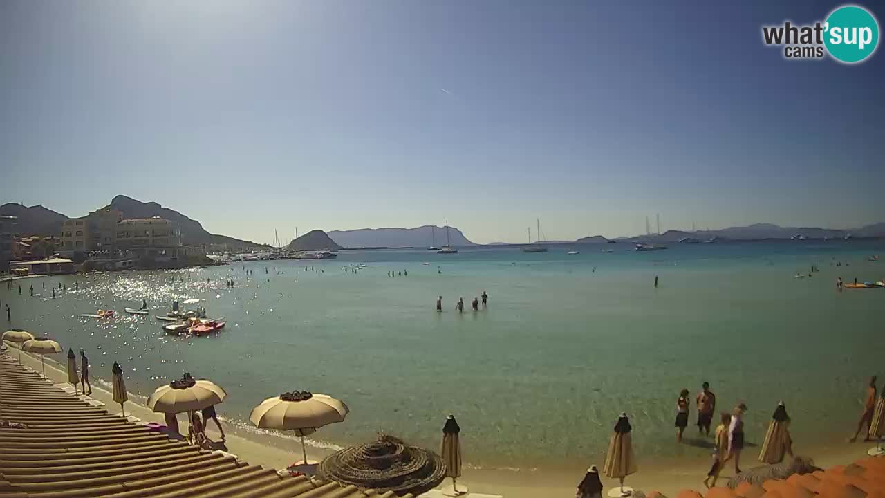 Webcam Terza Spiaggia Golfo Aranci – Vue en direct de la plage