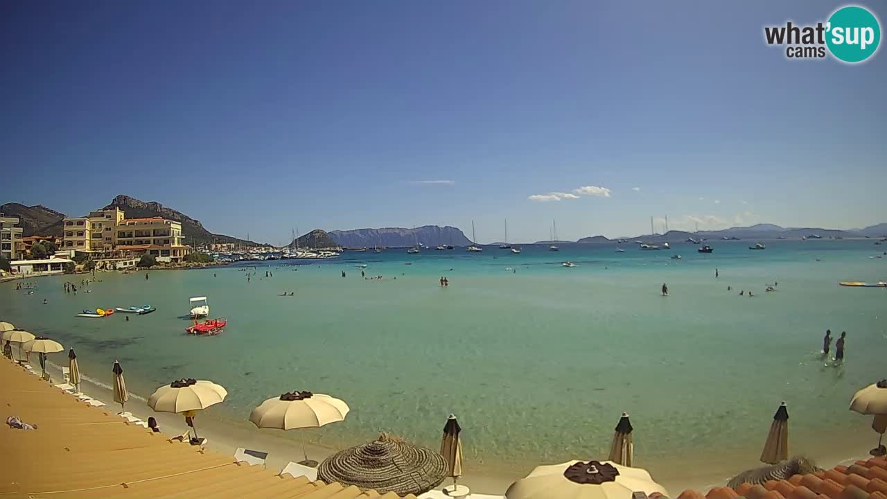 Webcam Terza Spiaggia Golfo Aranci – Vue en direct de la plage
