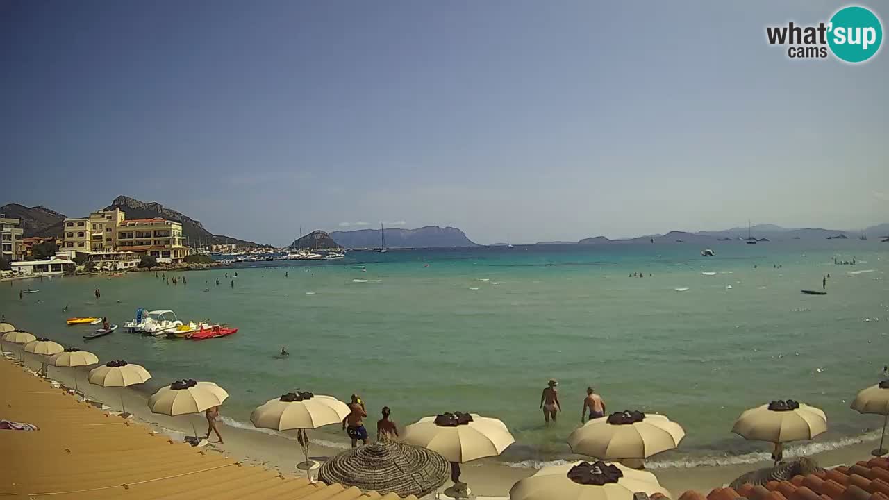 Webcam Terza Spiaggia Golfo Aranci – Vue en direct de la plage