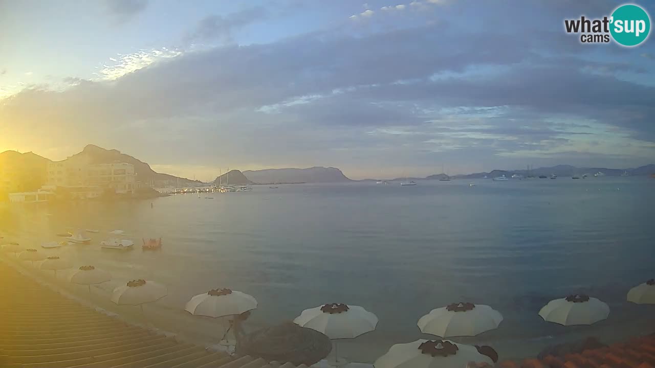 Webcam Terza Spiaggia Golfo Aranci – Vue en direct de la plage